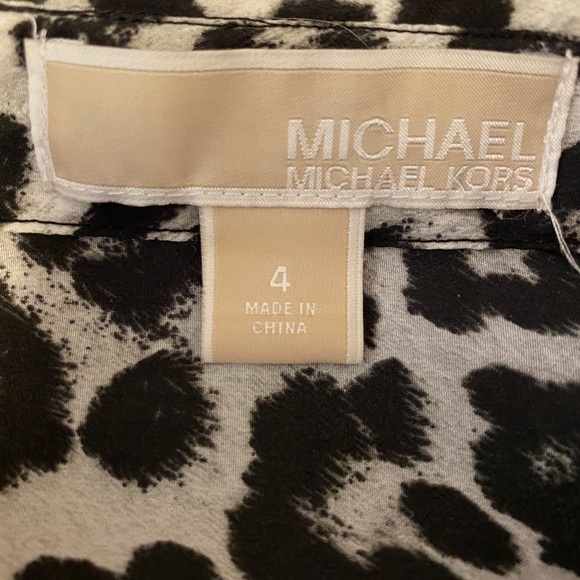 Michael Kors Leopard Print Blouse - Picture 4 of 4